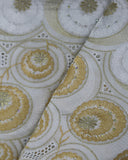 SVL387 Swiss Voile Lace - White Gold