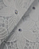SVL395 Swiss Voile Lace White