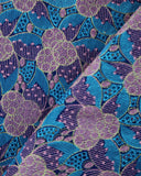 CTV-102 Cotton Voile Lace Blue Purple