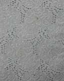 CTV-114 Cotton Voile Lace White