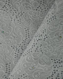 CTV-114 Cotton Voile Lace White