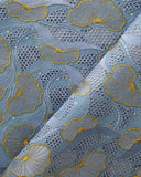 SVL410 Swiss Voile Lace Blue Gold