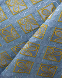 SVL413 Swiss Voile Lace Blue Gold