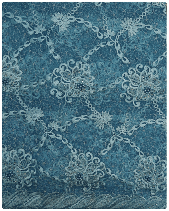 FRN069 - French Lace - Blue