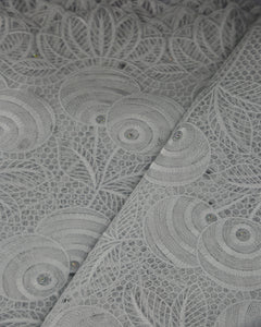 SVL393 Swiss Voile Lace White