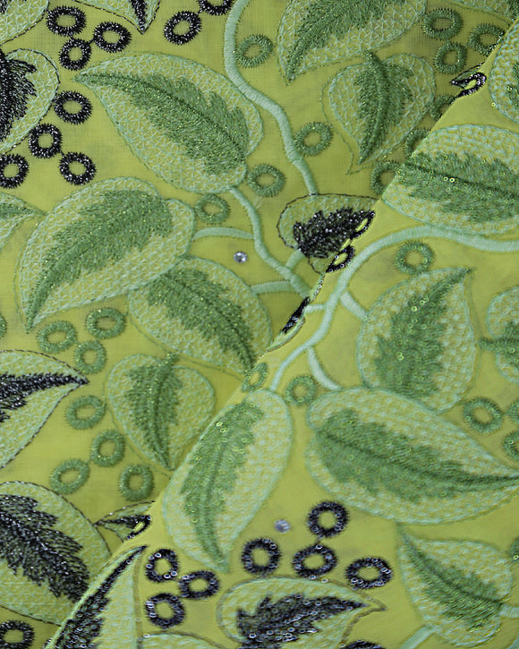 SVL406 Swiss Voile Lace Green