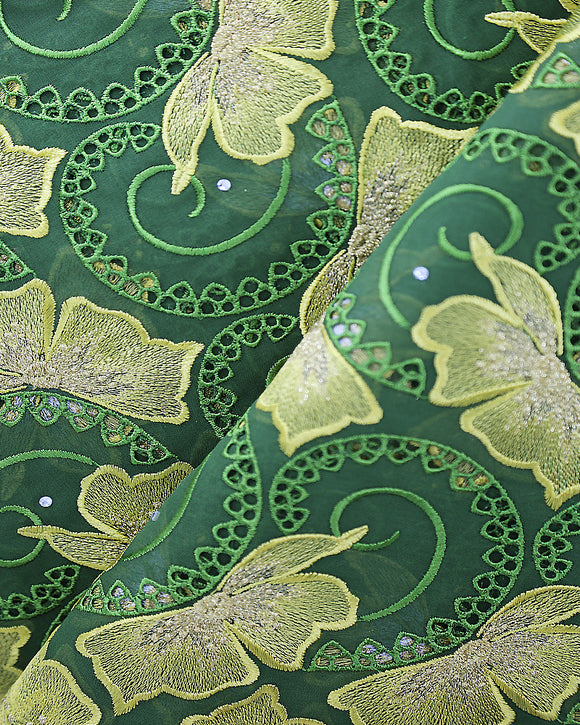 SVL422 Swiss Voile Lace Green