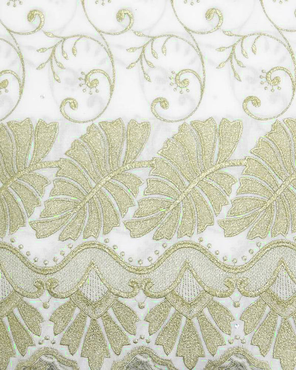 SVL115- Swiss Voile Lace Champaign - Green