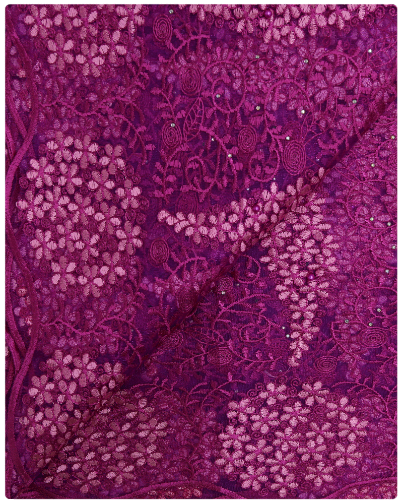 FRN068 - French Lace - Fuchsia