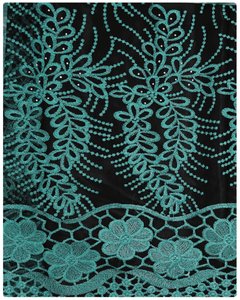 FRN065 - French Lace - Mint Green