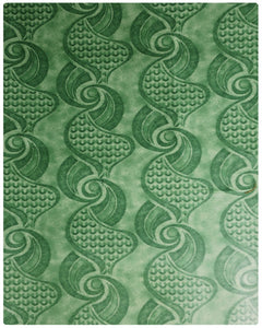 BRO011 - Printed Brocade - Lemon Green ( 5 Yards)