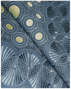 SVL057 - Swiss Voile Lace - Grey