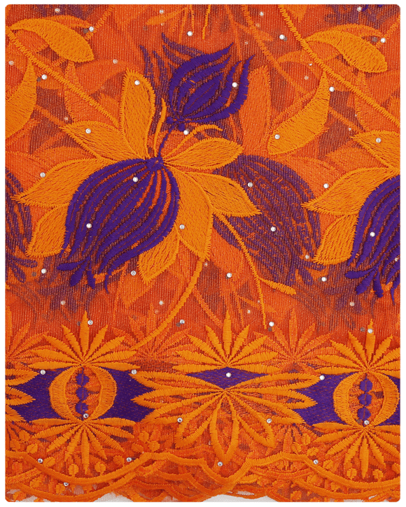 FRN088 - French Lace - Orange