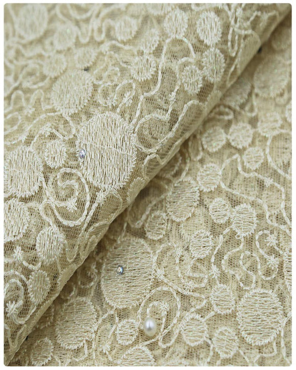 EFRN-146 EXCLUSIVE FRENCH LACE -Cream