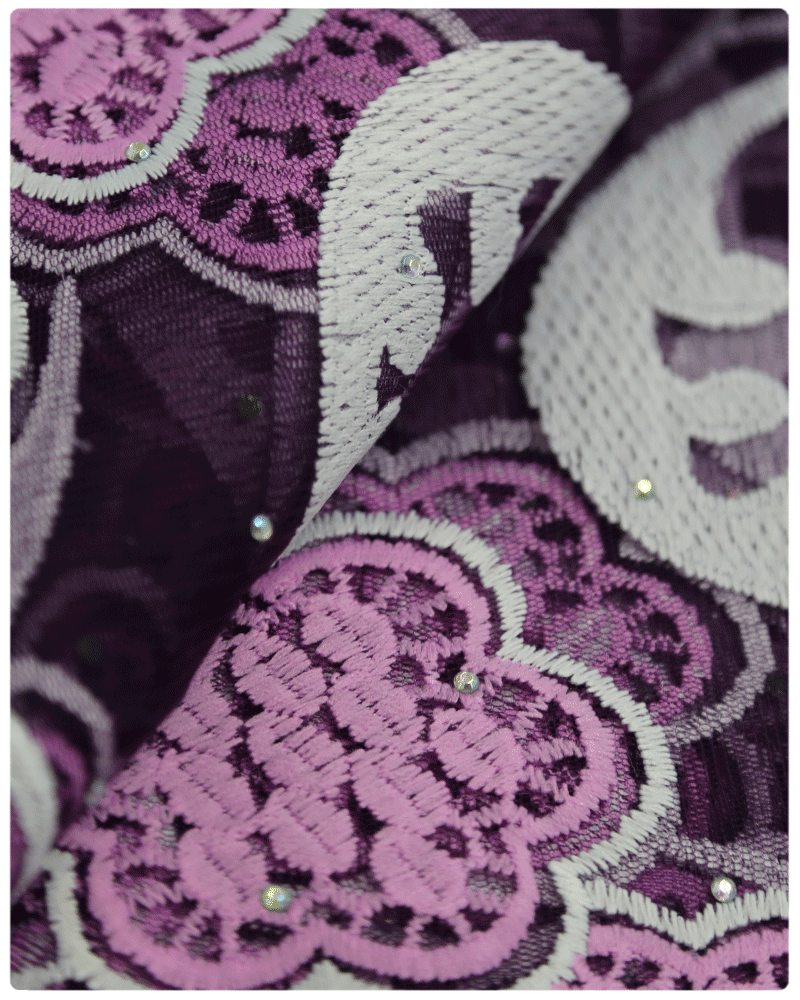 FRN062 - French Lace - Purple