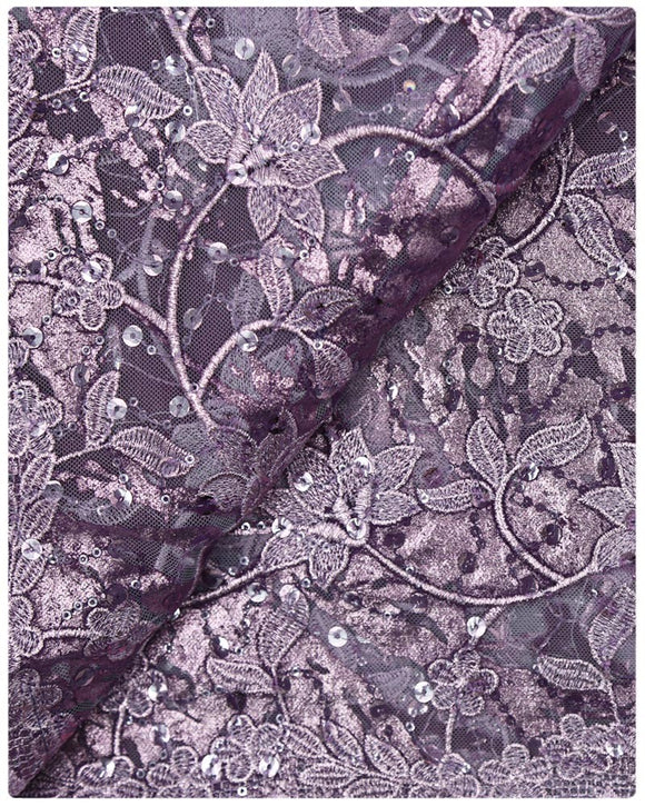 EFRN-145 EXCLUSIVE FRENCH LACE -Lavender