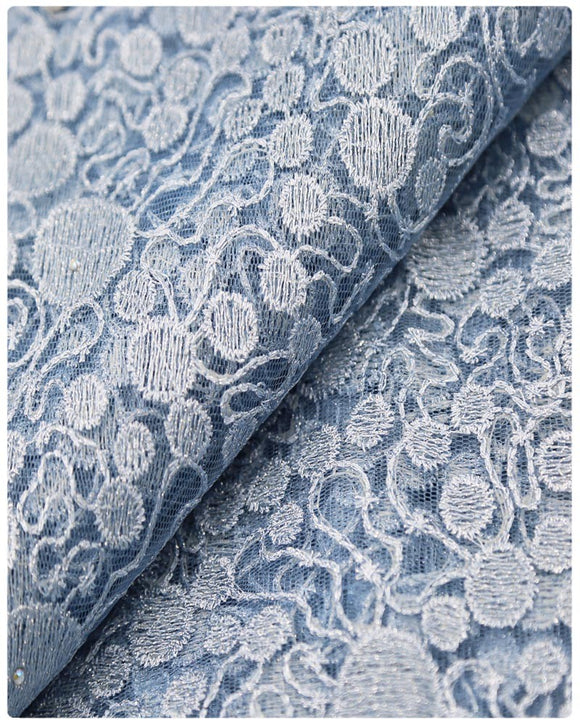 EFRN-146 EXCLUSIVE FRENCH LACE -Ice Blue