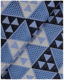 SVL085 - Swiss Voile Lace - Blue & Siver